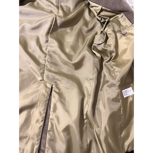 Thomas Hill Corduroy Taupe Khaki Wide Wale Blazer SportCoat 42L - Picture 6 of 8